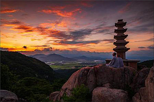 우수상 - 황혼속의 안식, 김민재 작 (경주)