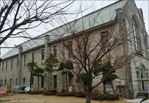 등록문화재 제764호 목포 경동성당 옆면