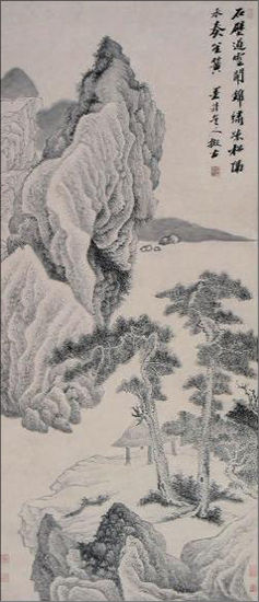 석벽소송도(石壁疏松圖, 국가 1급 문물)