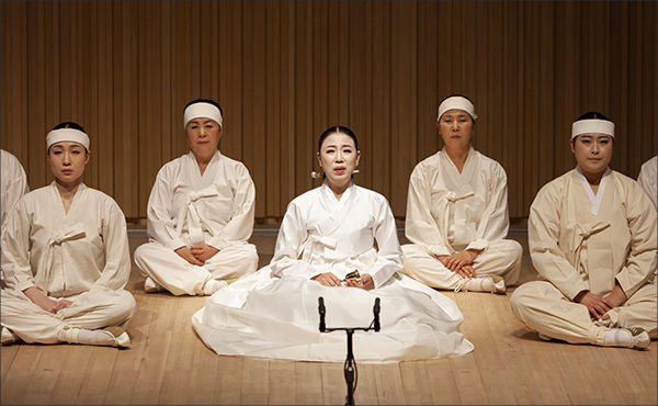 '상여소리'를 부르는 유지숙 명창 ©우종덕