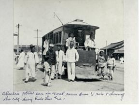 한성을 달렸던 대한제국기 전차,(1899년 도입 당시 모델),일반용 전차, 19세기, 한국전력공사 전기박물관