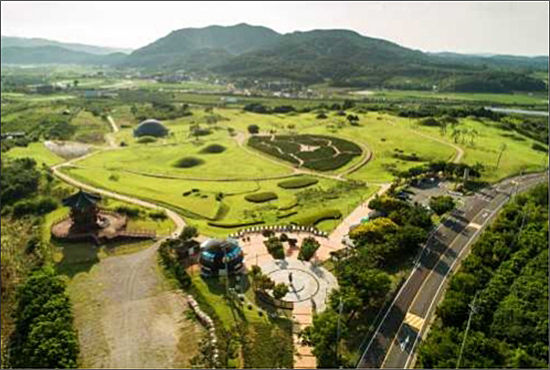 사적 제 호 의성 금성면 고분군 전경
