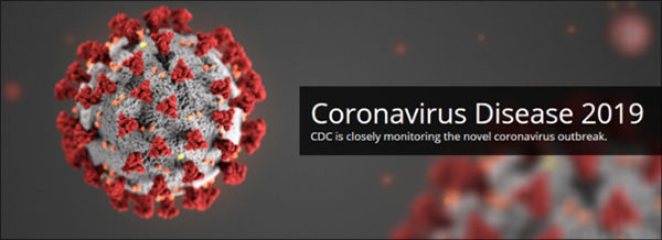 미국 질병통제예방센터(CDC) 누리집에 보이는 코로나19 사진