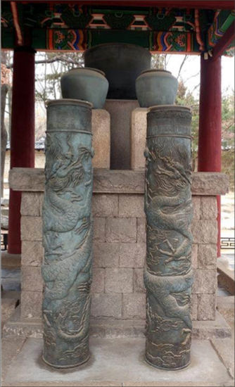 보존처리 전 - 창경궁 자격루(국보 제229호)