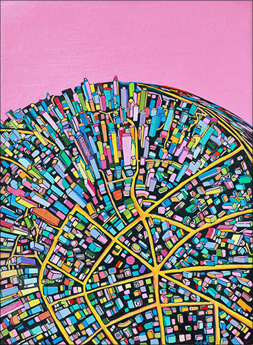 장정은 작, Color of city-pink