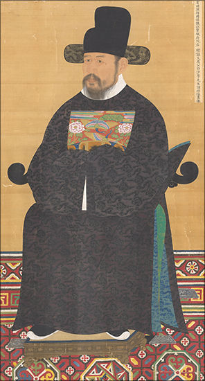 <이항복 호성공신 초상>, 조선 18세기 중반, 비단에 색, 166.1×89.3cm, 국립중앙박물관