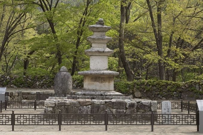 사나사 삼층석탑과 원종국사 승탑