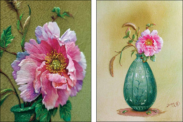 원단 - 무명, 실 - 면사ㆍ명주실, 600×500mm, 2019