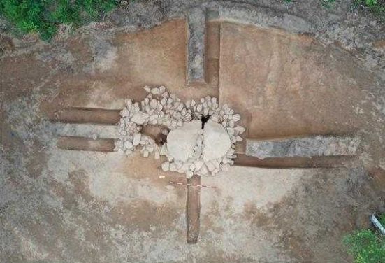 양양 후포매리 고분군 조사 현장(1호분)