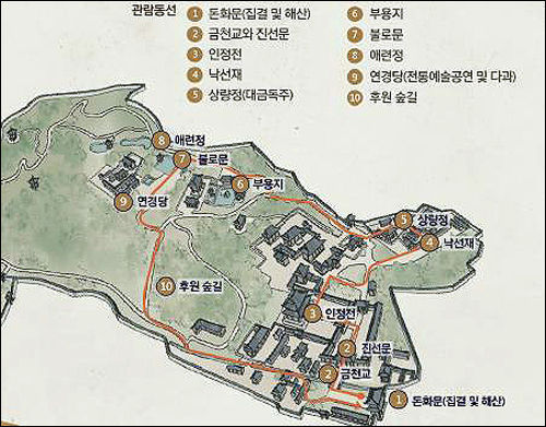 '창덕궁 달빛기행' 주요 동선 소개
