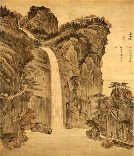 정선 <여산폭>. 국립중앙박물관 소장