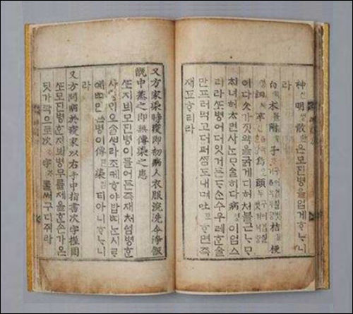 <간이벽온방(언해)> - 내지