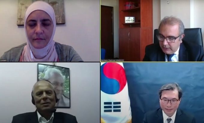 수상식은 비대면 수상으로 진행됨