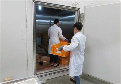 대국민 문화재 훈증소독 작업