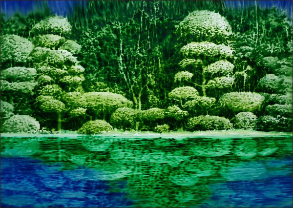 김건일, 비 그친 여름, 2019, 97x145.5cm