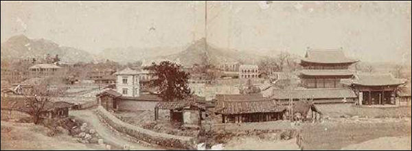 1904년 대화재 이전 경운궁 전경