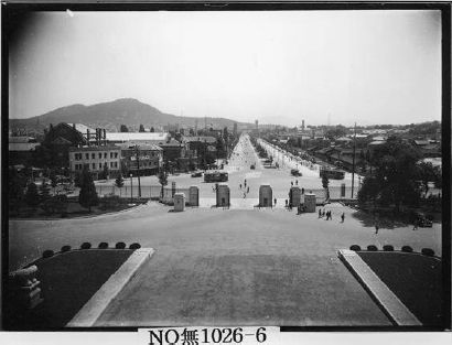 1930년대 의정부터를 총독부청사(현 경복궁 내)에서 바라본 모습