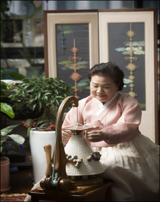 매듭장 김혜순 보유자
