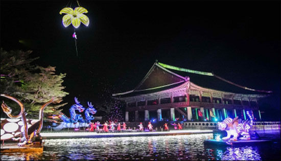 2019년 제5회 궁중문화축전 행사현장-경회루 판타지