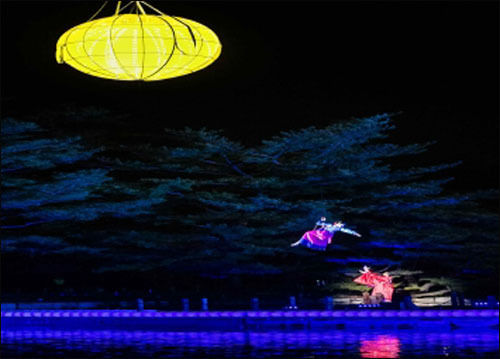 2019년 제5회 궁중문화축전 행사현장-경회루 판타지