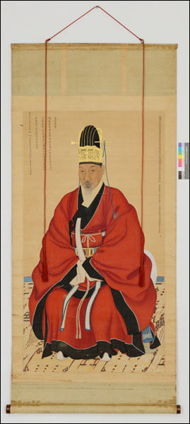 보물 제1477-2호 채제공 초상 금관조복본