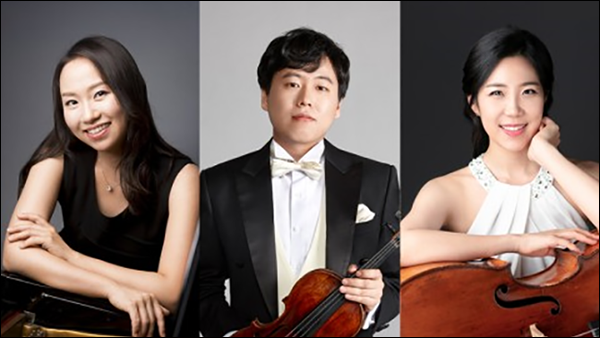 일라이나이 트리오, 왼쪽부터 피아노 정혜연, 바이올린 박주경, 첼로 정승원