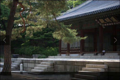 ‘창경궁 단청무늬 그리기’행사'가 열릴 창경궁 통명전(문화재청 제공)