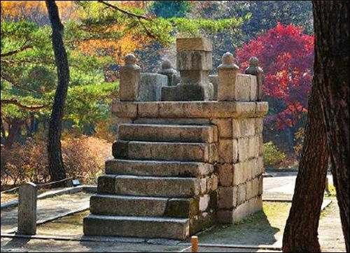 창경궁 관천대 가을 전경