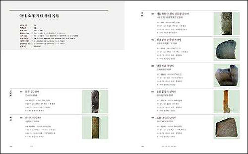《한국의 석비-고대(국보·보물)》 부록