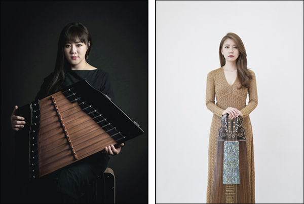 양금 - 윤은화(왼쪽), 철현금 - 한솔잎