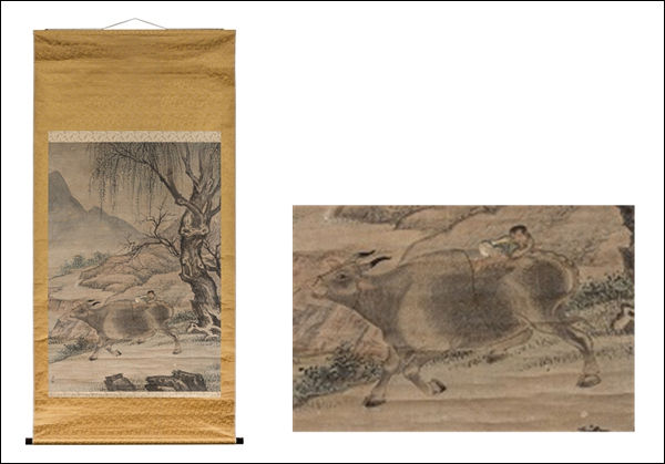 목우도(牧牛圖), 조선 후기, 국립중앙박물관 소장, 전(傳) 노가(老柯: ?~?)