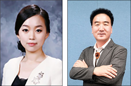 최우수학술상 황보영 씨(왼쪽), 우수학술상 서광일 씨