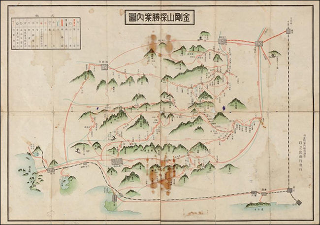 금강산탐승안내도, 《금강산 가는 길: 조선총독부 철도국 발간 금강산 안내지도 연구》 수록