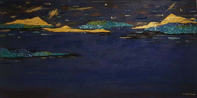 나성숙 작, 푸른 하늘 북촌, 2010
