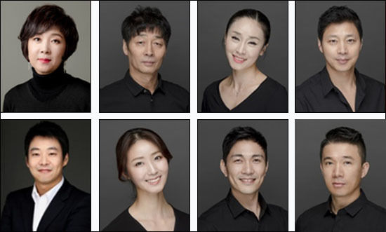 예술감독ㆍ안무 l 손인영, ‘태’ 안무 l 박재순, ‘액막이’ 공동안무 l 김미애, ‘평채소고춤’ 안무 l 정관영, ‘윷치기놀이’ 공동안무 l 정길만, ‘한량’ 안무 l 황용천, ‘당당’ 안무 l 송지영, 협력연출ㆍ음악감독 l 정종임(왼쪽부터 시계방향)