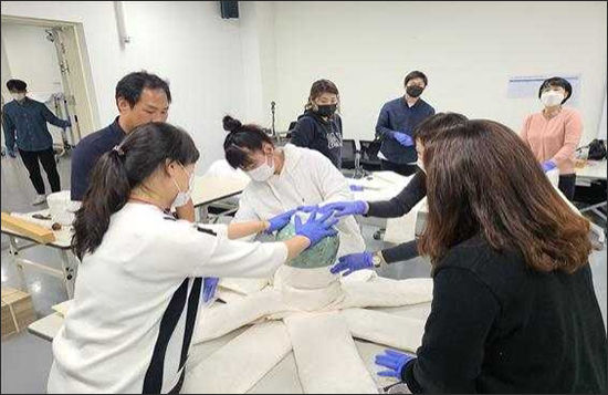 2020 교육현장 – 유물 포장 및 해포 실습