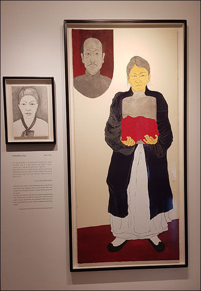 <박자혜(1895~19430 초상>, 윤석남 그림