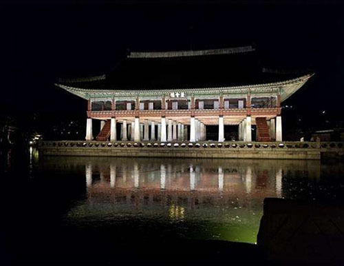 경복궁 경회루 야간 전경