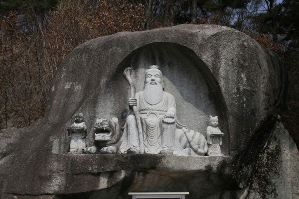 국사암 산신령과 호랑이