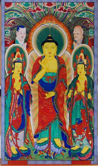 서울 진관사 소장 괘불도 및 괘불함