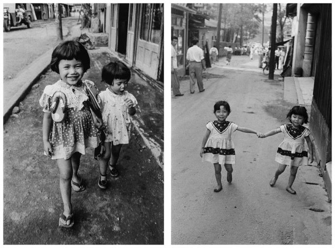 ©이노우에 코지_일본 후쿠오카 Fukuoka, Japan 1957(이노우에 코지 갤러리 제공 - 왼쪽) / #02 ©한영수 _서울 명동 Myeongdong, Seoul, Korea 1960(한영수문화재단 제공)