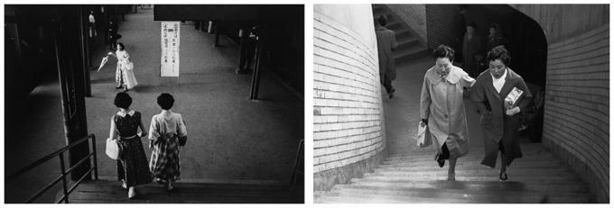 #07 ©이노우에 코지_일본 후쿠오카 Fukuoka, Japan 1956(이노우에 코지 갤러리 제공 - 왼쪽) / #08 ©한영수 _서울 남대문 Namdaemun, Seoul, Korea 1956-1963_한영수문화재단