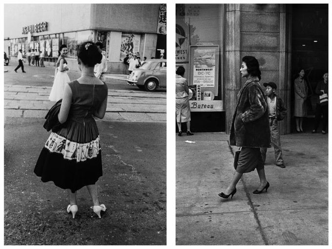 #9 © 이노우에 코지 _ 후쿠오카 Fukuoka, Japan 1956(이노우에 코지 갤러리 제공 - 왼쪽) / #10 ©한영수 _ 서울 을지로1가 (구)반도호텔 Bando Hotel, Euljiro 1-ga, Seoul, Korea 1956-1963(한영수문화재단 제공)