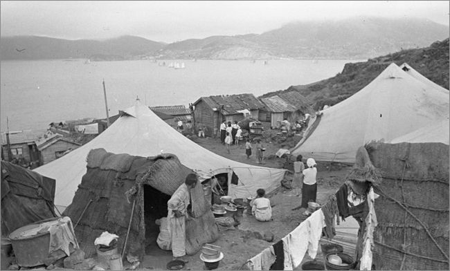 피란촌, 부산, 1951, 임응식, 개인소장