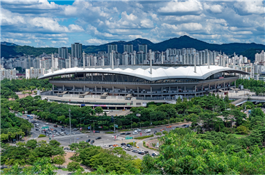 월드컵경기장 외부 전경