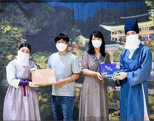 '궁 바퀴를 달다' 대면 행사 현장(증도초등학교)
