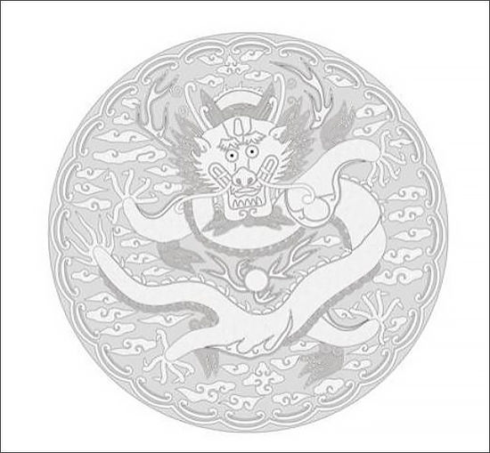 영친왕 곤룡포(袞龍袍)의 용보(龍補)