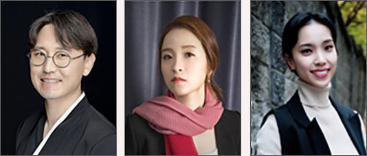 사물장구 강사┃연제호, 판소리 강사┃문수현, 한국무용 강사┃유화정(왼쪽부터)