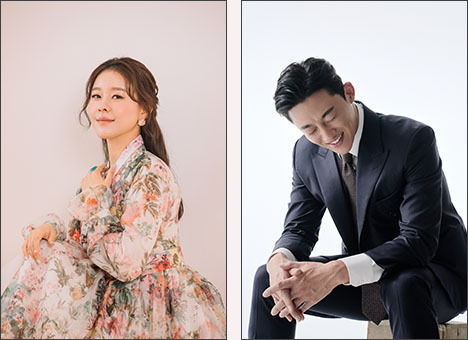 '은하수야' 사회자 김나니(왼쪽)와 신승태
