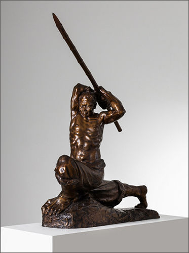 구본주, <갑오농민전쟁3>, 1995, 브론즈, 50 x 95 x 130 cm, 전남도립미술관